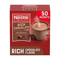 Nestle  Cocoa Hot Rich Packet 50 CT X .71 OZ