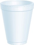 Dart Cup Foam 10 OZ 1000 Ct